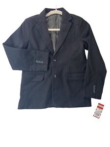 Cat & Jack  Boys' Button Suit Jacket Charcoal Gray Size 12 Button pockets NWT