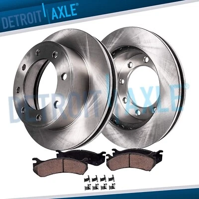 Front Rotors Brake Pads for 2011 - 2019 Chevy GMC Silverado Sierra 2500 3500 HD - Image 1 of 4
