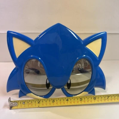 Sonic The Hedgehog Sunglasses Sun-Staches Adult Mask Size Mirrored Movie Cosplay - Image 1 of 4