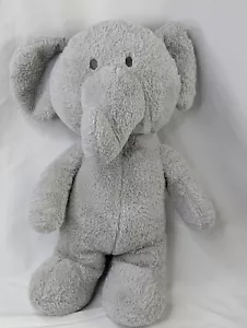 Kellytoy Gray Elephant Plush 17 Inch 2019 Embroidered Eyes Stuffed Animal Toy - Imagen 1 de 9