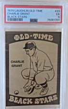 1974 Laughlin #23 Charlie Grant PSA 5 Old-Time Black Stars 1st Negro league set