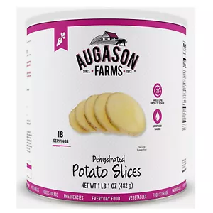 AUGASON FARMS EMERGENCY FOOD 1 lb 1 oz Can DEHYDRATED POTATO SLICES NEW STOCK! - Picture 1 of 2