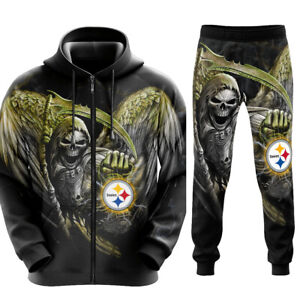 Pittsburgh Steelers Tracksuit Set Hoodie Pants Sweatshirts Sweatpants Sweatsuit