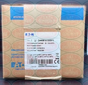 Eaton C440B1A100SF3 Size 3 20A-100A C440 Electronic Overload Relay New In Box US - Picture 1 of 2
