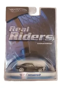 2005 Hot Wheels '67 Camaro Diecast Real Riders Limited Edition Sealed - Picture 1 of 6