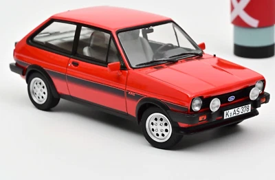 Model car Ford Fiesta XR2 diecast road car Red 1981 Norev 182741 1:18th scale - Image 1 of 4