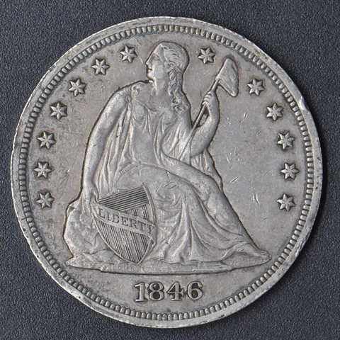 1846 Seated Liberty Dollar Philadelphia $1 - COINGIANTS Cover
