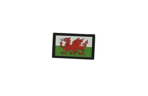 Embroidered Patch Printed Souvenir Travel Backpack Wales Flag - Picture 1 of 1