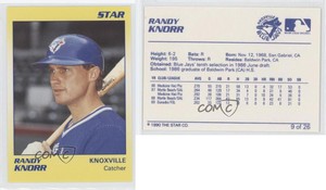 1990 Star Knoxville Blue Jays Randy Knorr #9