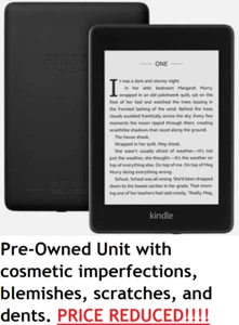 Amazon Kindle Paperwhite 2018 10th Gen 8GB WiFi Waterproof Black eBook eReader U - Picture 1 of 9