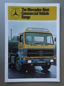 MERCEDES BENZ COMMERCIAL VEHICLE RANGE orig 1979 UK Mkt Sales Brochure - Picture 1 of 4