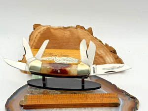 Vintage Parker Cutlery K-1431 6 Blade Canoe Style w/Rare Parker & Son--1452.25 - Picture 1 of 11