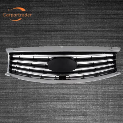 Front Upper Grille Grill Chrome 620703EV1B For 2014-2017 INFINITI QX70 Foto 1 de 4