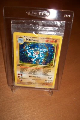 1999 Base set Machamp 1st Edition Holo  8/102  Wotc  Pokemon New in Wrapper   A1 - Image 1 of 4