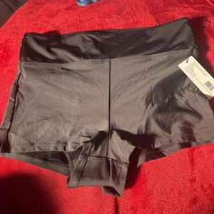 Knix Teen Period Proof Swim Shorts Size L Solid Black - Picture 1 of 3
