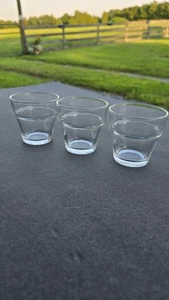 Duralex Picardie Glasses Set of 3 Clear France 7oz Juice Water Tumblers Vintage - Picture 1 of 5