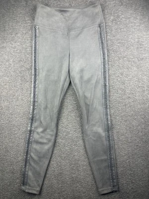 White House Black Market Legging Womens 6 Large Faux Suede Braided Pants Runway - Image 1 of 4