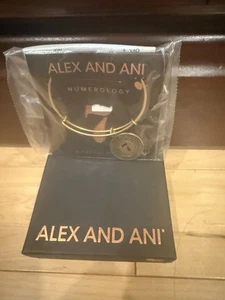Alex and Ani Number 7  Charm Bangle In Rafaelian Gold - Picture 1 of 1