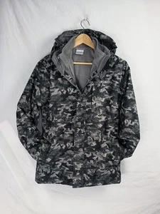 Columbia Camo 3 In 1 Winter Coat Boys XL Bugaboo II Interchange Parka Omni-Tech - Picture 1 of 10
