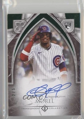 2023 Transcendent Collection Emerald 2/5 Christopher Morel Rookie Auto RC - Image 1 of 3