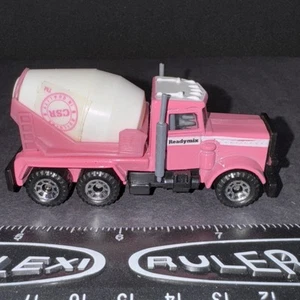 Vintage Matchbox SF Australian Peterbilt miscelatore cemento rosa - senza scatola raro HTF - Foto 1 di 14