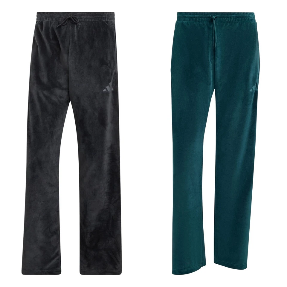 Pantalones de chándal de terciopelo con bolsillo y cremallera holgados Adidas House of Tiro para hombre nuevos Foto 1 de 1