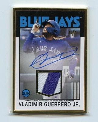 Topps Transcendent Vladimir Guerrero Jr. Patch Auto 1/1 Toronto Blue Jays - Image 1 of 2