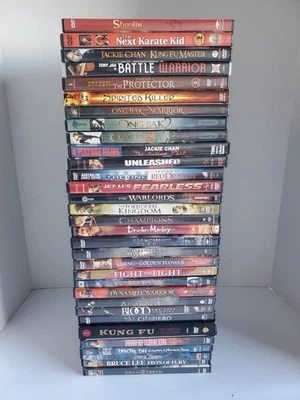Martial Arts Movie Lot Of 32- Kung Fu, Blood, Ong Bak, Shaolin, Tai Chi Hero - Image 1 of 4