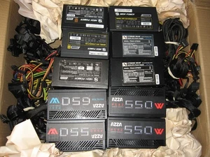 (10 CAJAS) Unidades Muertas Mixtas - Fuente de Alimentación para Juegos ATX 550W 650W 750W 800W 1000W - Imagen 1 de 1