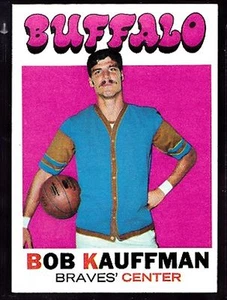 1971-72 TOPPS NBA BASKETBALL CARD #84 BOB KAUFFMAN BUFFALO BRAVES - NM - Picture 1 of 1
