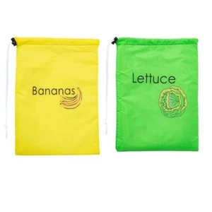 Banana Fruit Vegetables Storage Bag Reusable Stay Fresh Preserve Drawstring F❁UK - Picture 1 of 23
