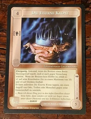 1x The Iron Crown MECCG CCG GERMAN (Promo) NM-M Rare METWL_NL - Image 1 of 2