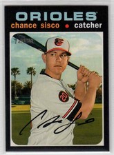 2020 Topps Heritage Chance Sisco #357 Baltimore Orioles