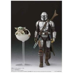 S.H.Figuarts Star Wars The Mandalorian (Beskar Armor) & The Child 2 Körperset NEU - Bild 1 von 11
