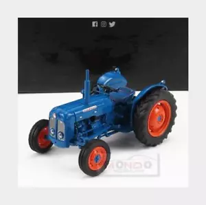 1:32 UNIVERSAL HOBBIES Fordson Dexta Tractor 1960 Blue Orange UH6270 Model - Picture 1 of 2