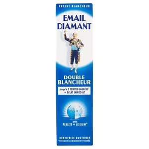 Smalto Diamante Doppio Blancheur Dentifricio Sbiancante Cosmetico Originale - 75ml - Foto 1 di 7