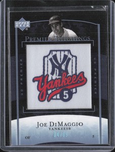 2007 Upper Deck Premier Stitchings 35 #PS-36 Thurman Munson     MANU, SN35