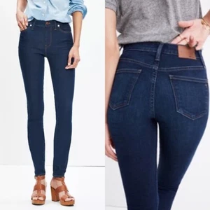 Madewell 9 Inch High Rise Skinny David Wash Jeans Gr. 24 - Bild 1 von 10