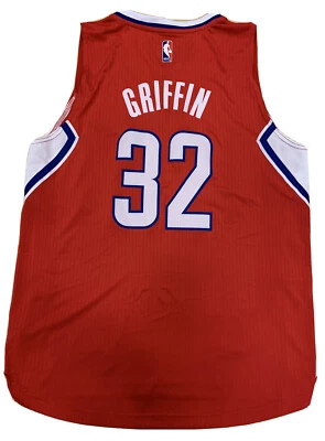 New 2015 Blake Griffin Clippers Size Large Red Rev 30 Adidas Jersey With Tags - Image 1 of 4