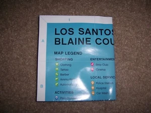 GTA GRAND THEFT AUTO 5 V LOS SANTOS XBOX ONE 1 PLAYSTATION 4 PS4 - SOLO MAPA - Imagen 1 de 3