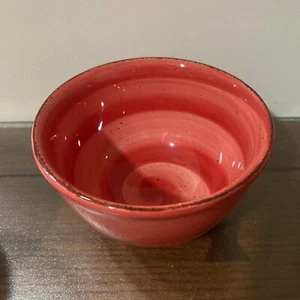 Hausenware Twist Cranberry Red Swirl - Soup Cereal Bowl - Picture 1 of 3