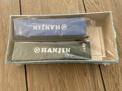 Vintage NOS Athearn HO Train Hanjin 40" Containers +FAST SHIP! - Image 1 of 3
