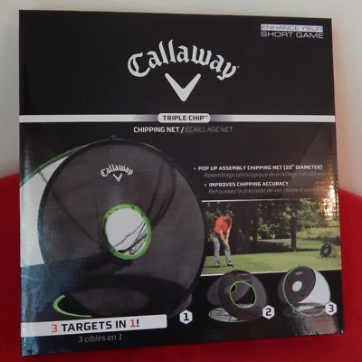 Новый CALLAWAY C10202 тройной чип скол гольф сетки 3 цели в 1 новый в коробке - Изображение 1 из 3