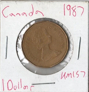 Moneda Canadá 1 dólar 1987 KM157 - Imagen 1 de 1