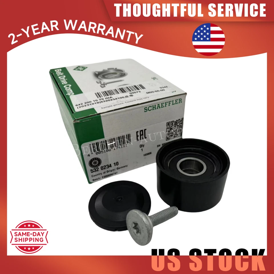 INA BELT IDLER PULLEY FOR MERCEDES-BENZ GL320 GL350 2007-2016 5320234100 Foto 1 de 4