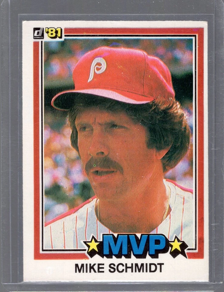 1981 DONRUSS BASEBALL CARD MIKE SCHMIDT - Image 1 of 1