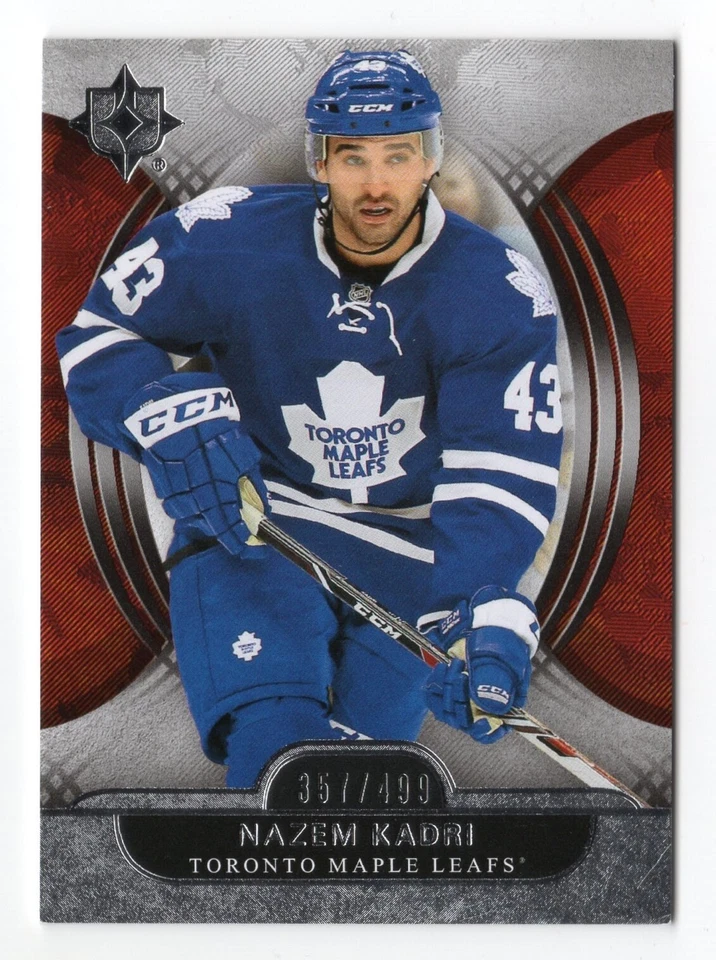 2013-14 Upper Deck Ultimate Collection #40 Nazem Kadri Serial # 357/499 - Image 1 of 1