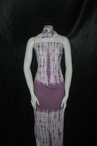 Rayon Spandex Tie-Dye Print Jersey Knit Fabric paneled croc lavender by the yard - Picture 1 of 6