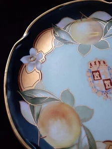 Antique Bavaria Wheelock laArt hand painted porcelain dish, artist signed - Picture 1 of 9