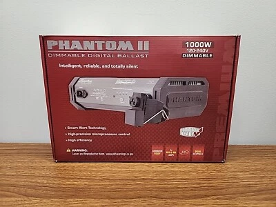 Phantom II 1000W Dimmable E-Ballast (8 ft 120V Cord Included) ~ Brand New in Box - Image 1 of 4